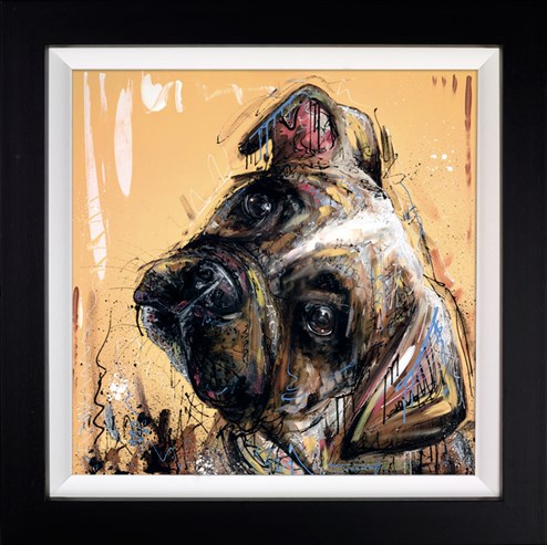 All Ears by Samantha Ellis - Framed Hand Finished Limited Edition on Canvas